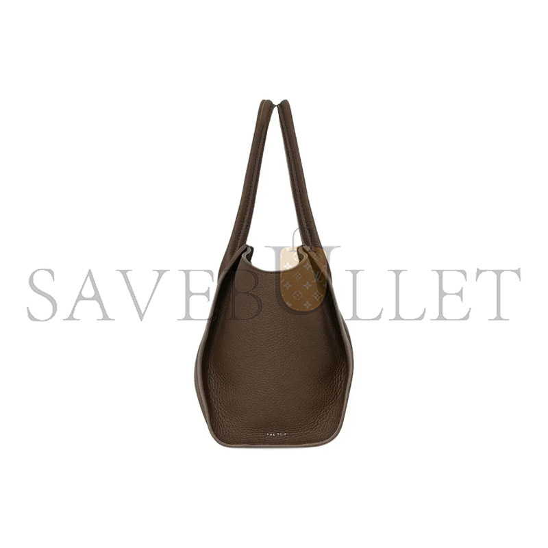 THE ROW MARLO 12 LEATHER TOTE BAG W1802L133DOK (30.5*21.6*12.7cm)